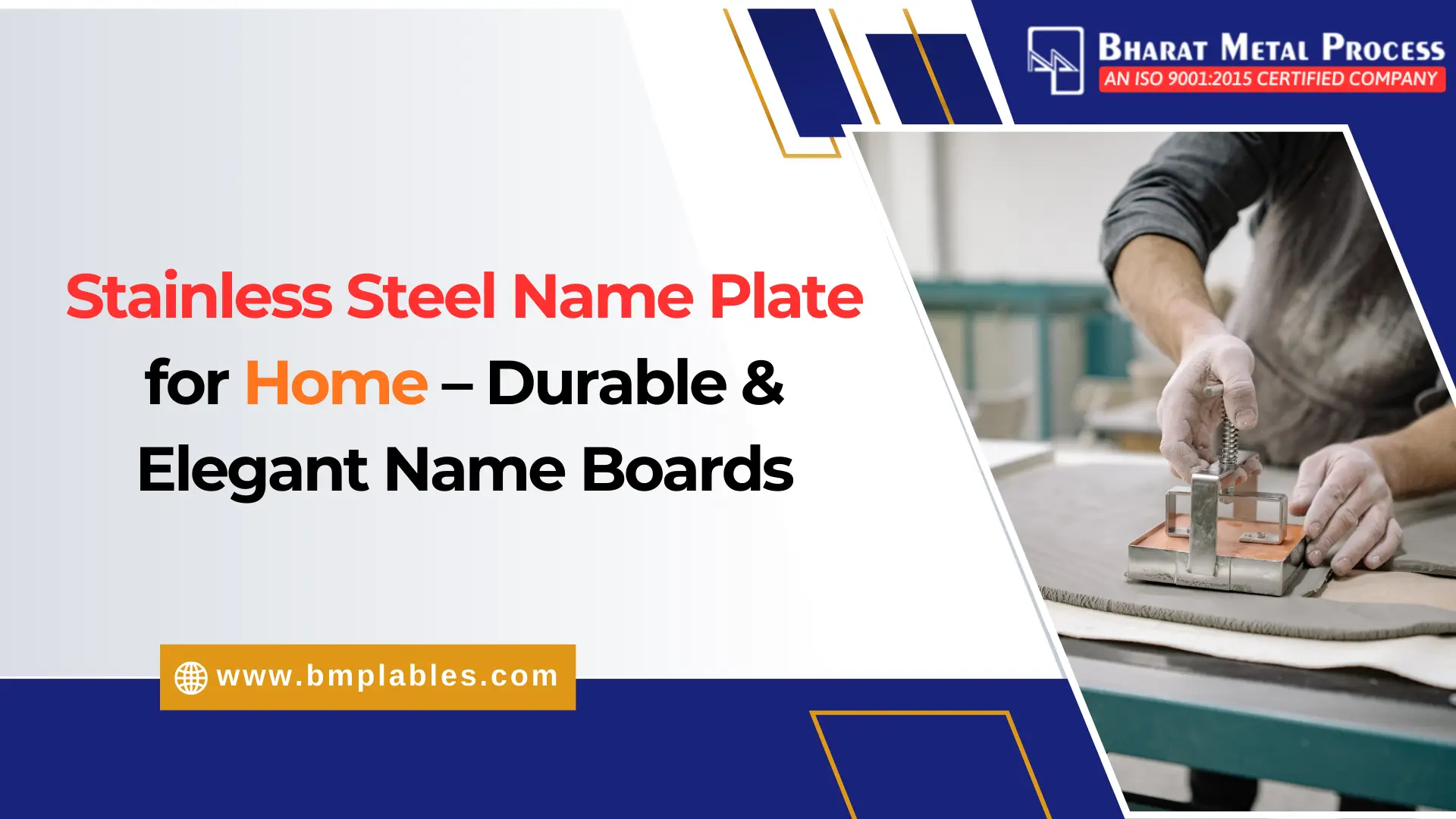 Stainless Steel Nameplates by BMP Labels